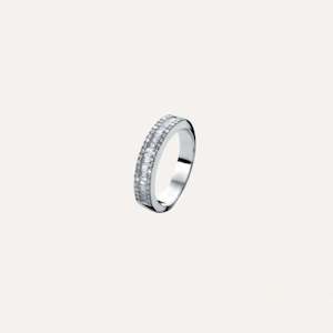 Tirisi Baguette Diamond Band in 18k White Gold