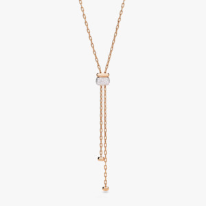 Pomellato Iconica Lariat Diamond Necklace in 18k Gold