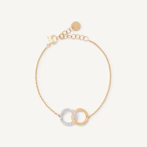 Marco Bicego Jaipur Delicati 18k Gold Diamond Bracelet