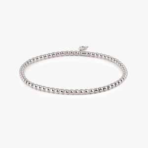 Al Coro Stretchy Bracelet in 18k White Gold