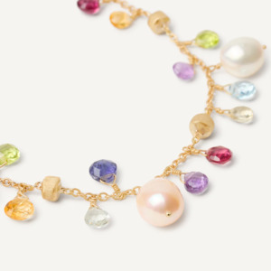 Marco Bicego Bracelets: Marco Bicego Paradise Pearl and 18k Gold Gemstone Bracelet