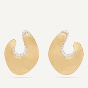Marco Bicego Lunaria Statement Earrings with Diamonds