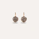 Pomellato Sabbia Earrings in 18k Rose Gold with Brown Diamonds