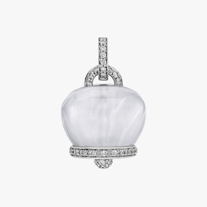 Chantecler Campanelle Pendant White Gold, Rock Crystal & Diamonds