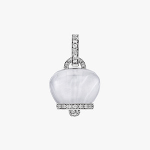 Chantecler Campanelle Pendant White Gold, Rock Crystal & Diamonds
