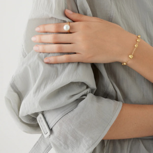 Marco Bicego Africa Ring 18k Gold with Pearl