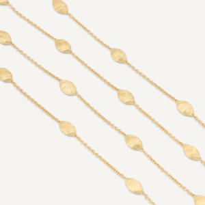 Marco Bicego Siviglia 18k Gold Extra Small Bead Necklace (Long)