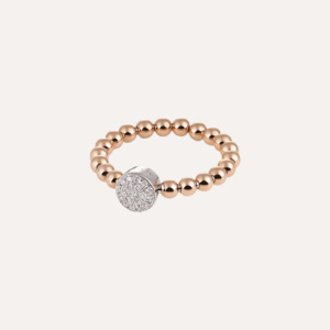 Al Coro Palladio Ring Diamonds 18k Gold