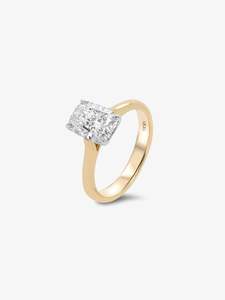 Piazza Cushion Cut Diamond Engagement Ring
