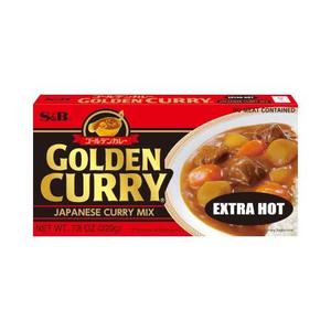S&B JP Golden Curry Extra Hot 220g