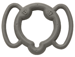 View: Osbon B Ring – Large, Maximum Elasticity Ring, Grey