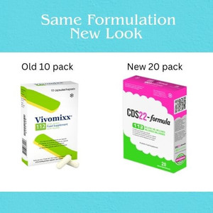 CDS22 Probiotics (vivomixx formula) 112 Billion 20 Capsules Angela Osborne