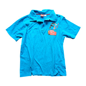 Disney Pixar Cars Blue Collared Shirt (Sz 8)