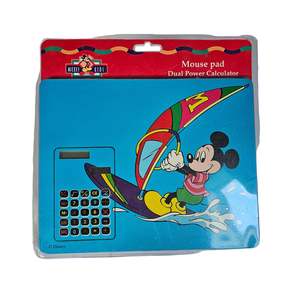Mickey Mouse Friends: Vtg Mickey Kids Calculator Mouse Pad (1996)