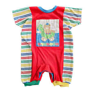 Vault: VAULT | Vtg Oshkosh Colourblock Romper Made In U.S.A (Sz 1.5 / 18m) (~90s)