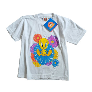 90s: Vtg Looney Toons Tweety Shirt (Sz 7) (1998) *NOS*