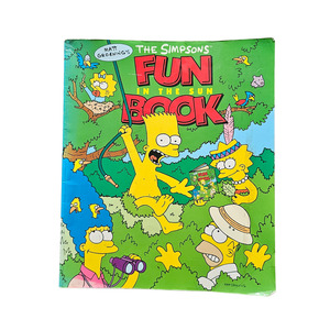 Books: Vtg The Simpsons Fun In The Sun Book (1992)