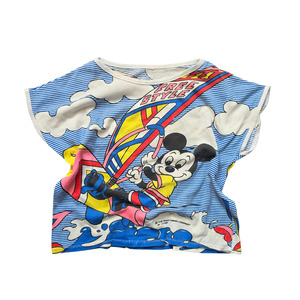Vintage Disney Mickey Windsurfing AOP T-Shirt (Sz 2-4) (80s)
