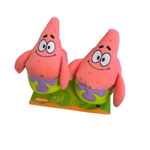 Under 25: Vintage Nickelodeon Spongebob Patrick Star Slippers (Size 5/6) (2003) (NOS)