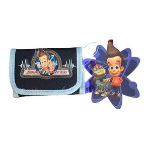 Under 25: Vintage Nickelodeon Jimmy Neutron Trifold Wallet (2003) (NOS)
