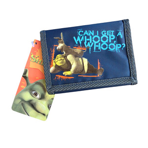 Under 25: Vintage Dreamworks Shrek & Donkey Trifold Wallet (2004) (NOS)