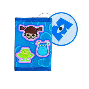 Under 25: Vintage Disney Pixar Monsters, Inc. Mike & Sulley Trifold Wallet BLUE (00s) (NOS)