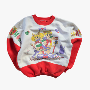 🔑 Sailor Moon Bootleg Sweatshirt (Sz 7-8)