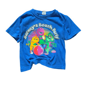 Clothing: Vintage Barney & Friends Beach Party Graphic Tee (Sz 2-4) (2006)