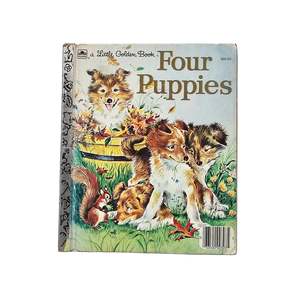 70s Earlier 1: Vtg LGB: Four Puppies (1960)