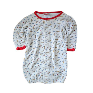 Undated: Snugabye Basic Baseball Gown (Sz00 / 3-6m)