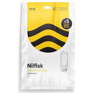 Vacuum Accessories: Nilfisk GD5/GD10 Microfibre Bags (C069)