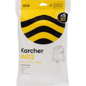Vacuum Bags: Karcher WD2 Vacuum Bags (C021)