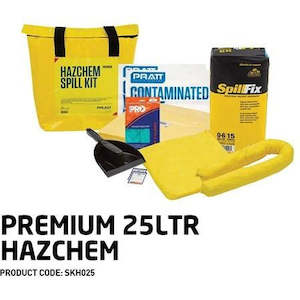 Spill Kits: Pratt Premium Hazchem Spill Kit 25ltr