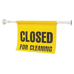 Safety Pole - Closed for Cleaning