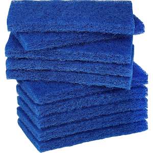 Geller Ultimo Heavy-Duty Scrubbing Pads - Dark Blue 10pk