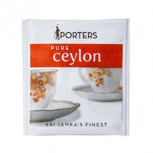 Beverages: Porters Pure Ceylon Teabags