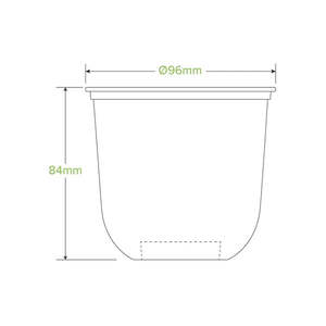 BioCup 360ml Clear Tumbler