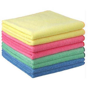 RapidClean Multi Colour Microfibre Cloths - 8 Pack