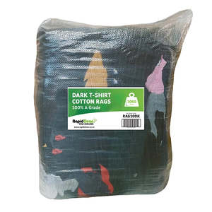 Pomona: RapidClean NZ 10kg Cotton Dark T-Shirt Rag Bags