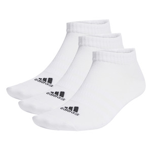 Gender Kids Kids: Adidas Thin and Light Sportswear Low-Cut Socks 3 Pairs - White