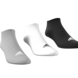 Gender Kids Kids: Adidas Cushioned Low-Cut Socks 3 Pairs - Grey/White/Black
