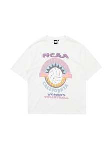 NCAA California University Women's Volleyball Tee - White Marle