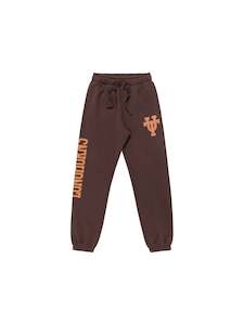 NCAA Mens University of Texas Shadow Trackpants - Chocolate