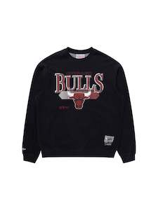 Mitchell & Ness Chicago Bulls Underscore Crew - Faded Black