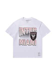 Mitchell Ness: Mitchell & Ness In Line Stack Tee - Inter Miami