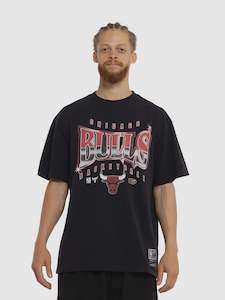 Mitchell Ness: Mitchell & Ness Glow Up Tee - Chicago Bulls