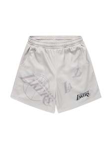 NBA Essentials LA Lakers Wallace Youth Mesh Shorts - Birch