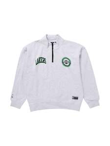 NBA Essentials LA Lakers Akron Fleece Crew - Silver Marle