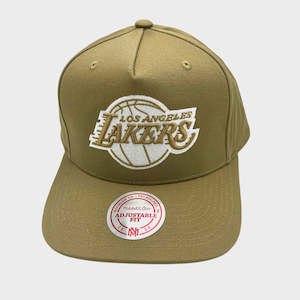 Mitchell & Ness LA Lakers Core Sport Cap - Khaki