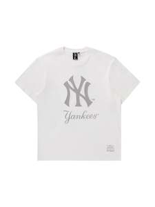 Major League Baseball: Majestic Athletic NY Yankees Tonal Team Crest Tee - Vintage White